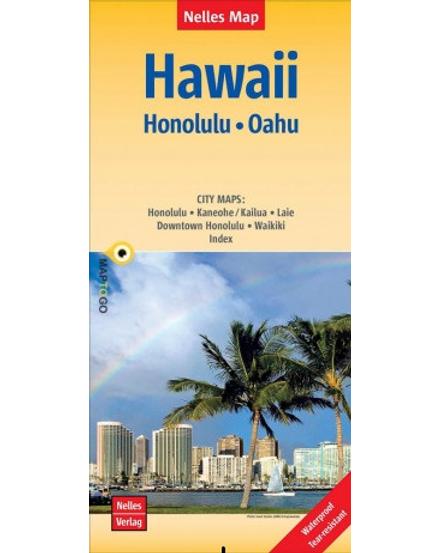 Cartographia Hawaii - Honolulu, Oahu térkép 9783865745354