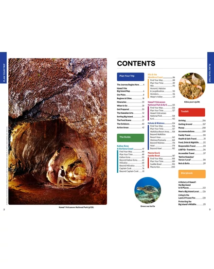 Hawaii The Big Island útikönyv Lonely Planet (angol)