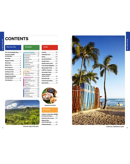 Honolulu, Waikiki, Oahu útikönyv Lonely Planet (angol)