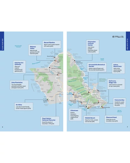 Honolulu, Waikiki, Oahu útikönyv Lonely Planet (angol)