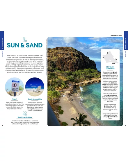 Honolulu, Waikiki, Oahu útikönyv Lonely Planet (angol)
