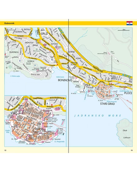 Cartographia-Horvátország, Bosznia-Herzegovina-Szerbia-Montenegro térkép-ADAC-9783826422843