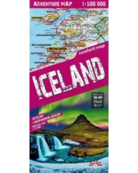 Cartographia Izland trekking térkép 9788361155720