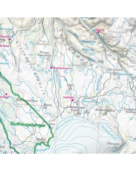 Cartographia Izland trekking térkép-Expressmap-9788361155782