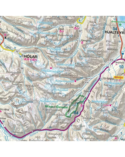 Cartographia Izland trekking térkép-Expressmap-9788361155782