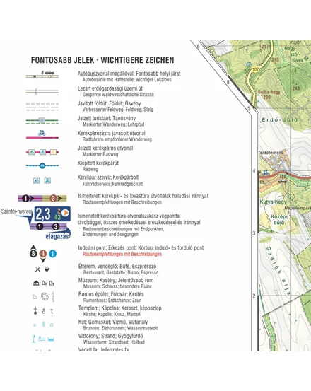 Pilis és Visegrádi hegység 4in1 outdoor kalauz
