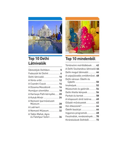 Cartographia  -  Delhi útikönyv TOP10 - Lingea 9789635050635