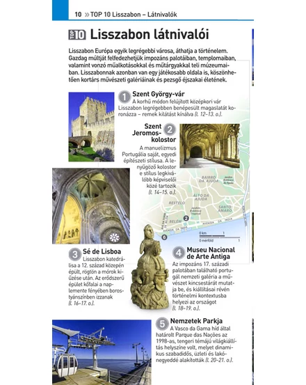 Cartographia  -  Lisszabon útikönyv TOP10 - Lingea 9789635051298