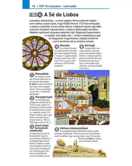 Cartographia  -  Lisszabon útikönyv TOP10 - Lingea 9789635051298