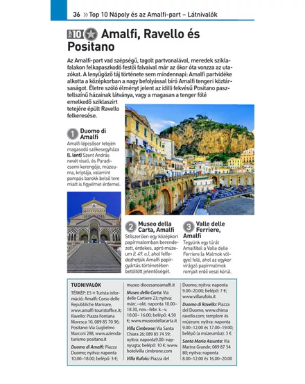 Cartographia  -  Nápoly és az Amalfi-part útikönyv TOP10 - Lingea 9789635051304
