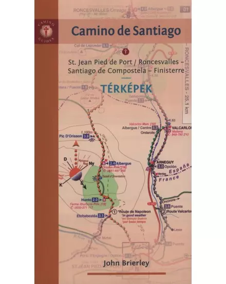 Camino de Santiago térképkönyv (Portus Vitalis)