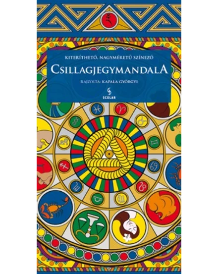 Cartographia Csillagjegymandala óriás színező - Scolar 9789632446325