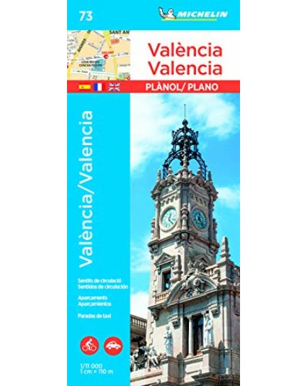 Cartographia Valencia várostérkép 1:11 000 - Michelin 73 9782067236974