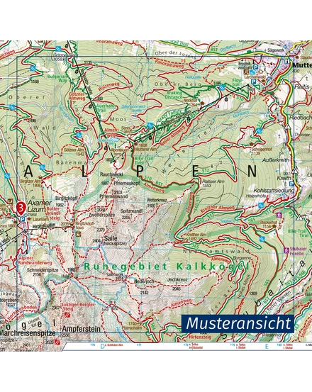 Cartographia K 036 Innsbruck és környéke turistatérkép-9783990448618
