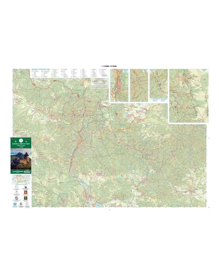Karancs, Medves-vidék, Óbükk (nyugat) Cartographia-Szarvas 1:33 000 turistatérkép