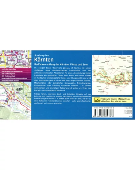 Cartographia Karintia kerékpáros kalauz (Esterbauer)9783850009768