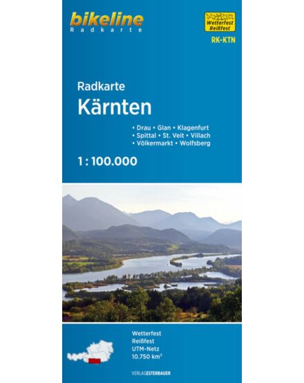 Cartographia Karintia kerékpáros térkép-Esterbauer-9783711101020