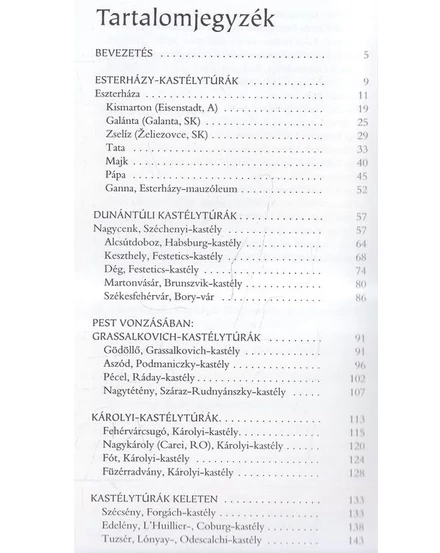 Cartographia  - Kastélytúrák kalauza könyv