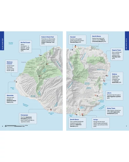 Kaua'i útikönyv Lonely Planet (angol)