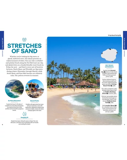 Kaua'i útikönyv Lonely Planet (angol)