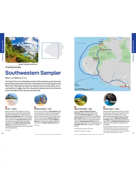 Kaua'i útikönyv Lonely Planet (angol)