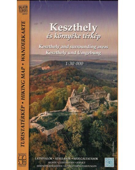 Cartographia Keszthely és környéke turistatérkép 1:30 000 - Schwarcz (Outlet) 9786158103152