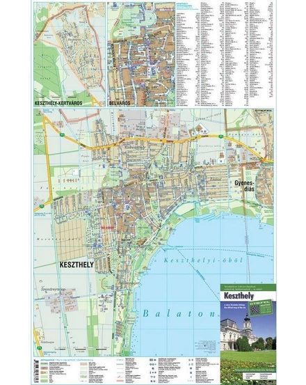 Cartographia Keszthely várostérkép - Stiefel 9789639623743
