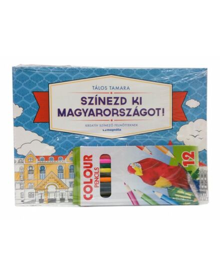 Cartographia Színezd ki Magyarországot! színező ceruzával 9789634190448