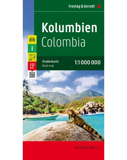 Cartographia Kolumbia térkép (Freytag) 9783707913958