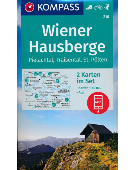 Cartographia K 210 Wiener Hausberge turistatérkép 9783990447307
