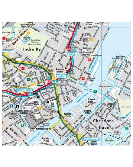 Koppenhága city Pocket várostérkép (Freytag)