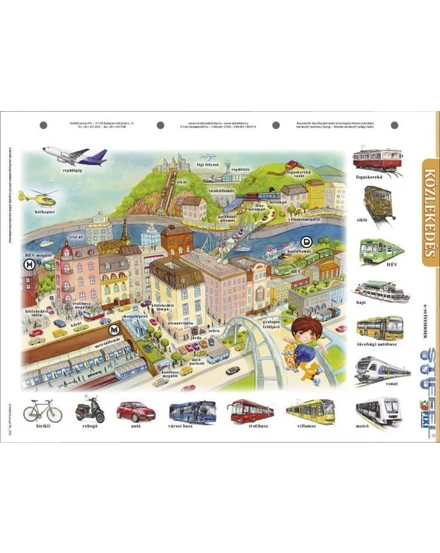 Cartographia Közlekedés tanulói munkalap duo - Stiefel 5998504317975