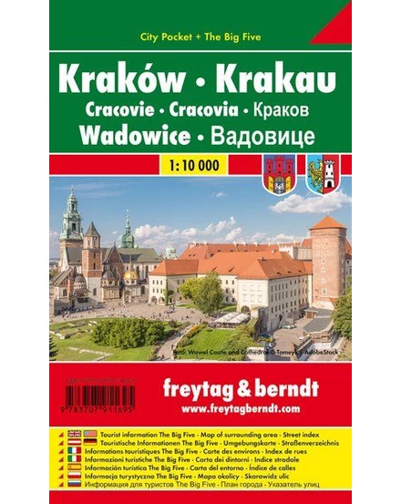 Cartographia Krakkó City Pocket várostérkép (Freytag) 9783707911695