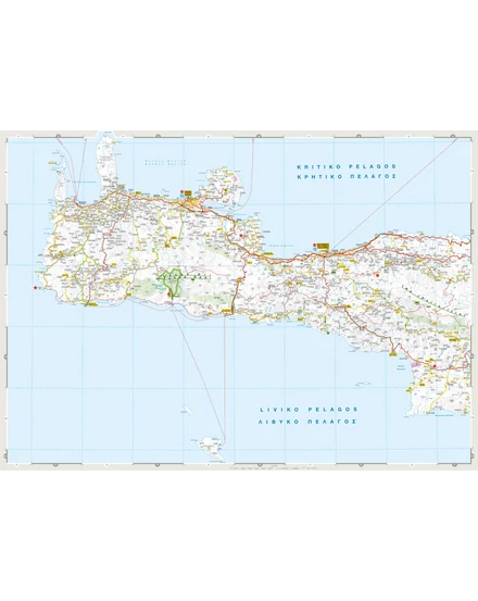 Cartographia-Kréta térkép- Marco Polo-9783575016508