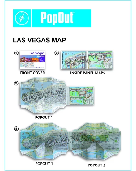 Cartographia Las Vegas PopOut várostérkép 9781910218693