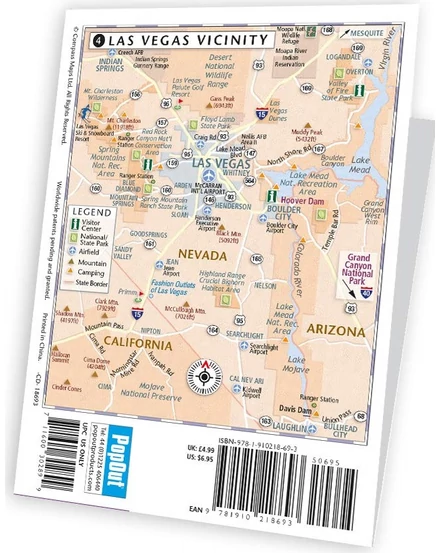 Cartographia Las Vegas PopOut várostérkép 9781910218693