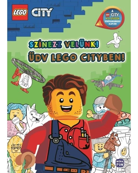Cartographia LEGO City - Színezz velünk! Üdv LEGO Cityben! - Móra 9789634867425