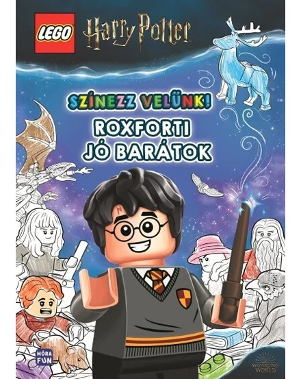 Cartographia LEGO Harry Potter - Színezz velünk! Roxforti jó barátok - Móra 9789634868446