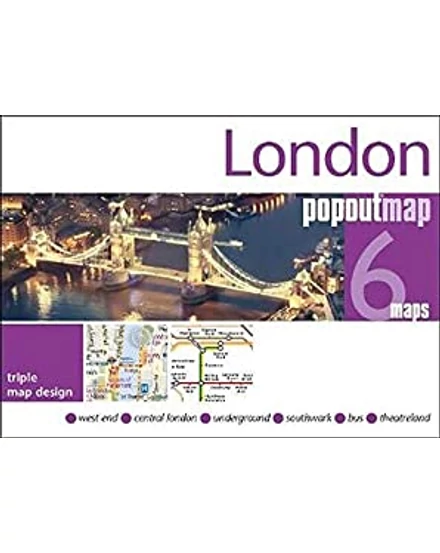 Cartographia London tripla PopOut várostérkép 9781910218761