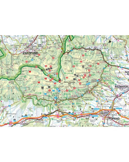 Cartographia Magas-Tátra Rother túrakalauz 9786158207935