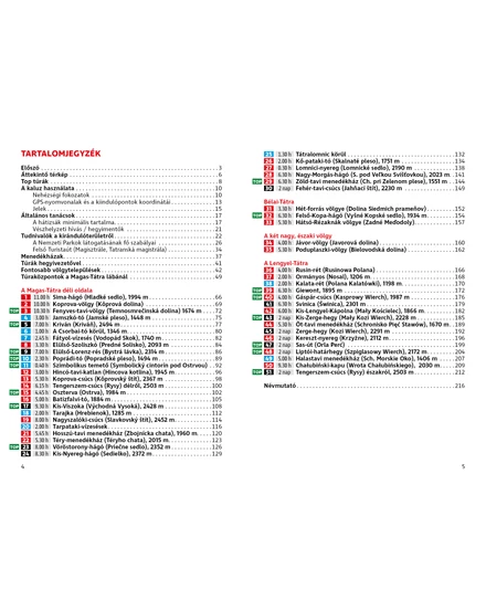 Cartographia Magas-Tátra Rother túrakalauz 9786158207935