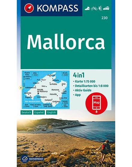Cartographia K 230GB Mallorca turistatérkép 9783990446409