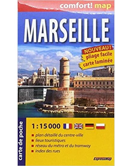 Cartographia Marseille Comfort zsebtérkép 9788380462328