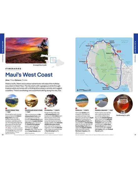 Maui útikönyv Lonely Planet (angol)