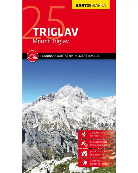Cartographia Triglav turistatérkép 3830048524254