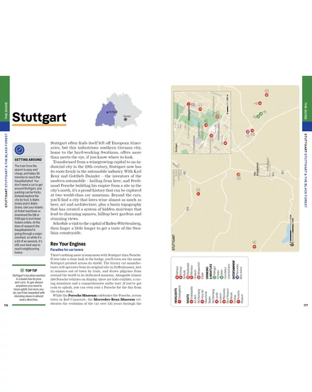 München, Bajorország (Bavaria), Fekete-erdő útikönyv Lonely Planet (angol)