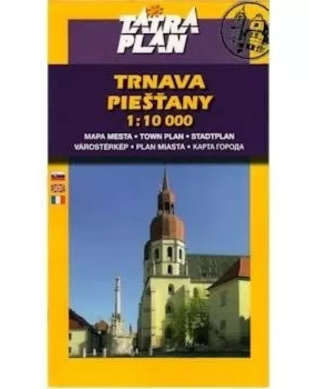 Cartographia Nagyszombat (Trnava), Pöstény (Piestany) várostérkép 1:10 000 - TatraPlan 9783875046540