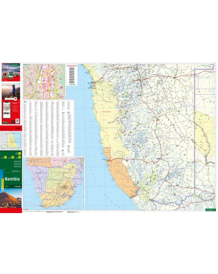 Cartographia Namíbia térkép-Freytag-9783707921984