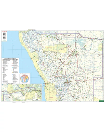 Cartographia Namíbia térkép-Freytag-9783707921984
