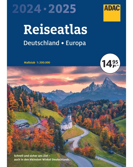 Cartographia - Németország, Európa úti atlasz - kötött - ADAC - 9783826422966